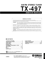 Yamaha TX-497 - Service Manual 